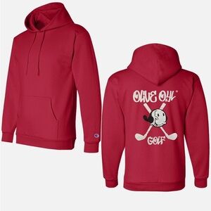 Champion Olive Oil  Design Hoodie
